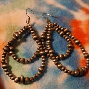 Navajo Native American Pearl Earrings